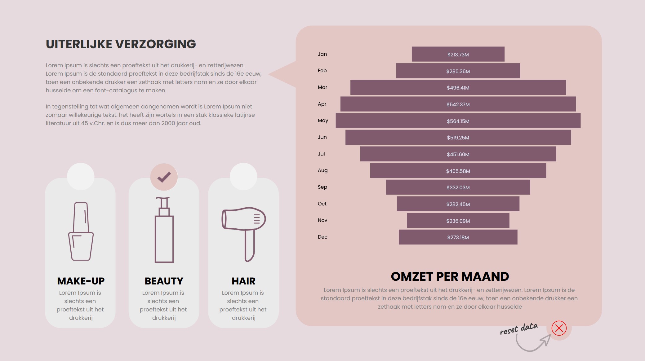 Power BI design voorbeeld