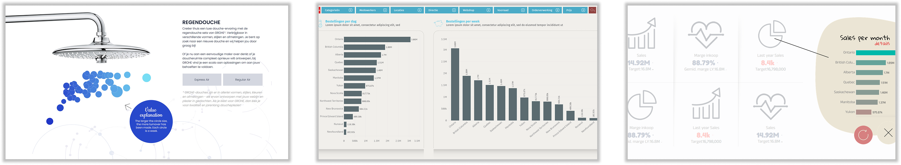 Strak en professioneel Qlik Sense dashboard