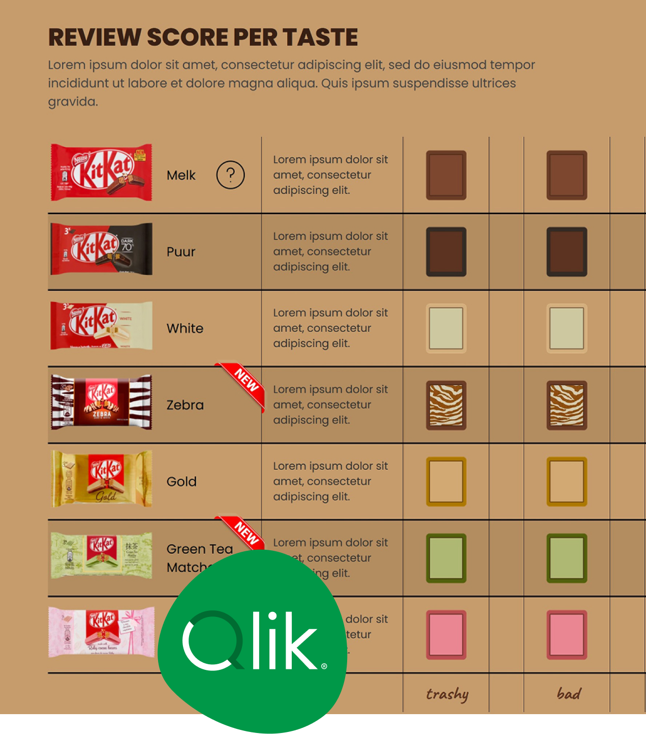 Qlik Sense design rapport